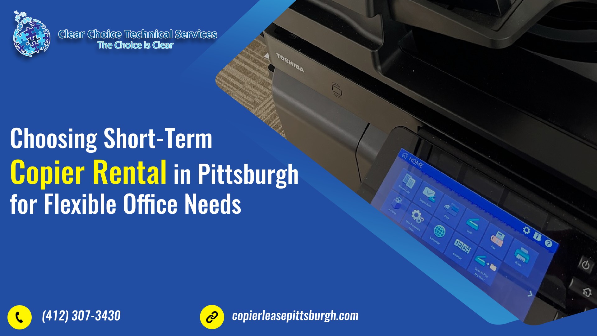 Choosing Short-Term Copier Rental in Pittsburgh for Flexible Office Needs