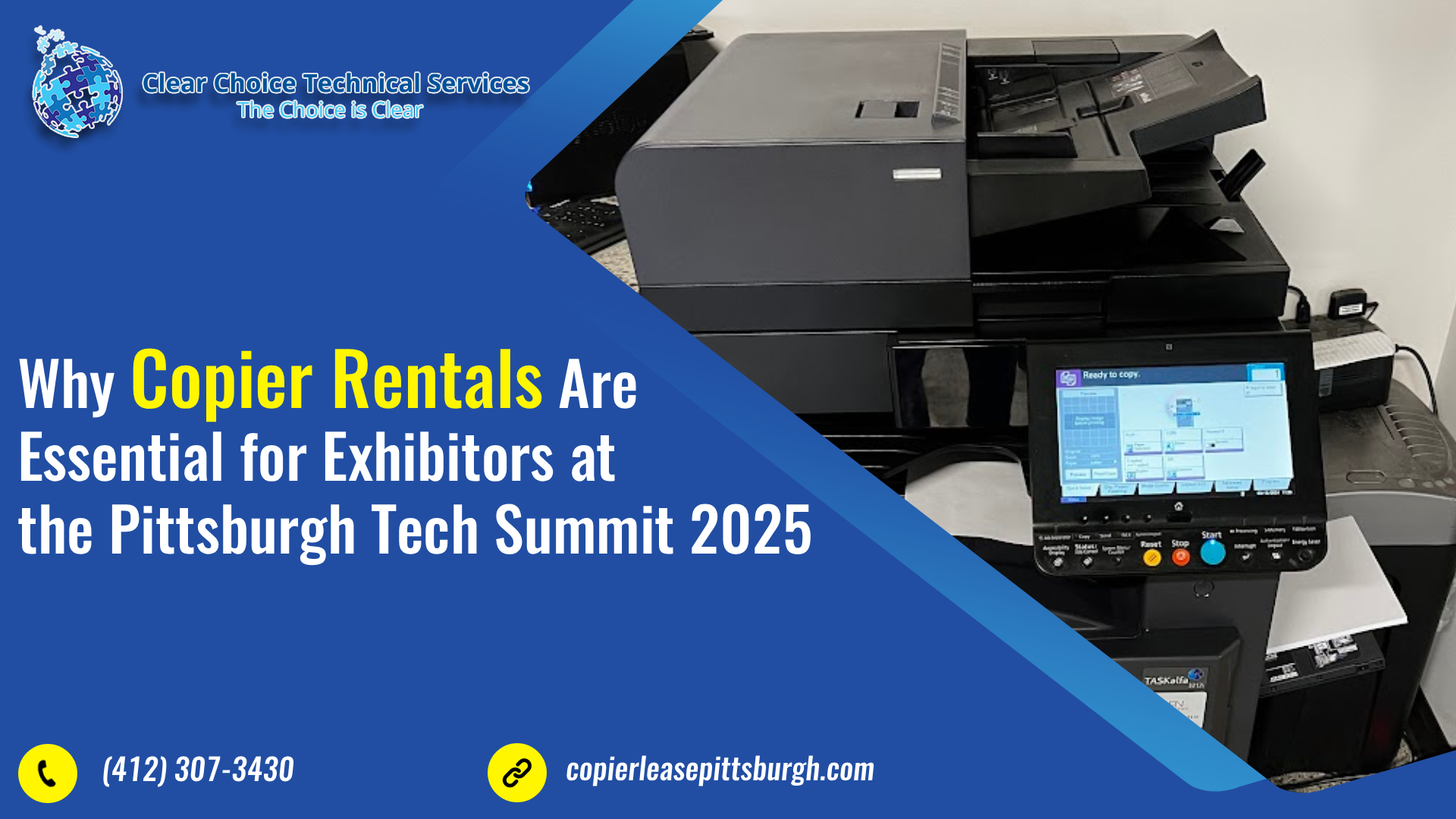 Why Copier Rentals Are Essential for Exhibitors at the Pittsburgh Tech Summit 2025
